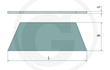 KS Tools Trapezklinge, Stärke: 0,6 mm, 10 Stück